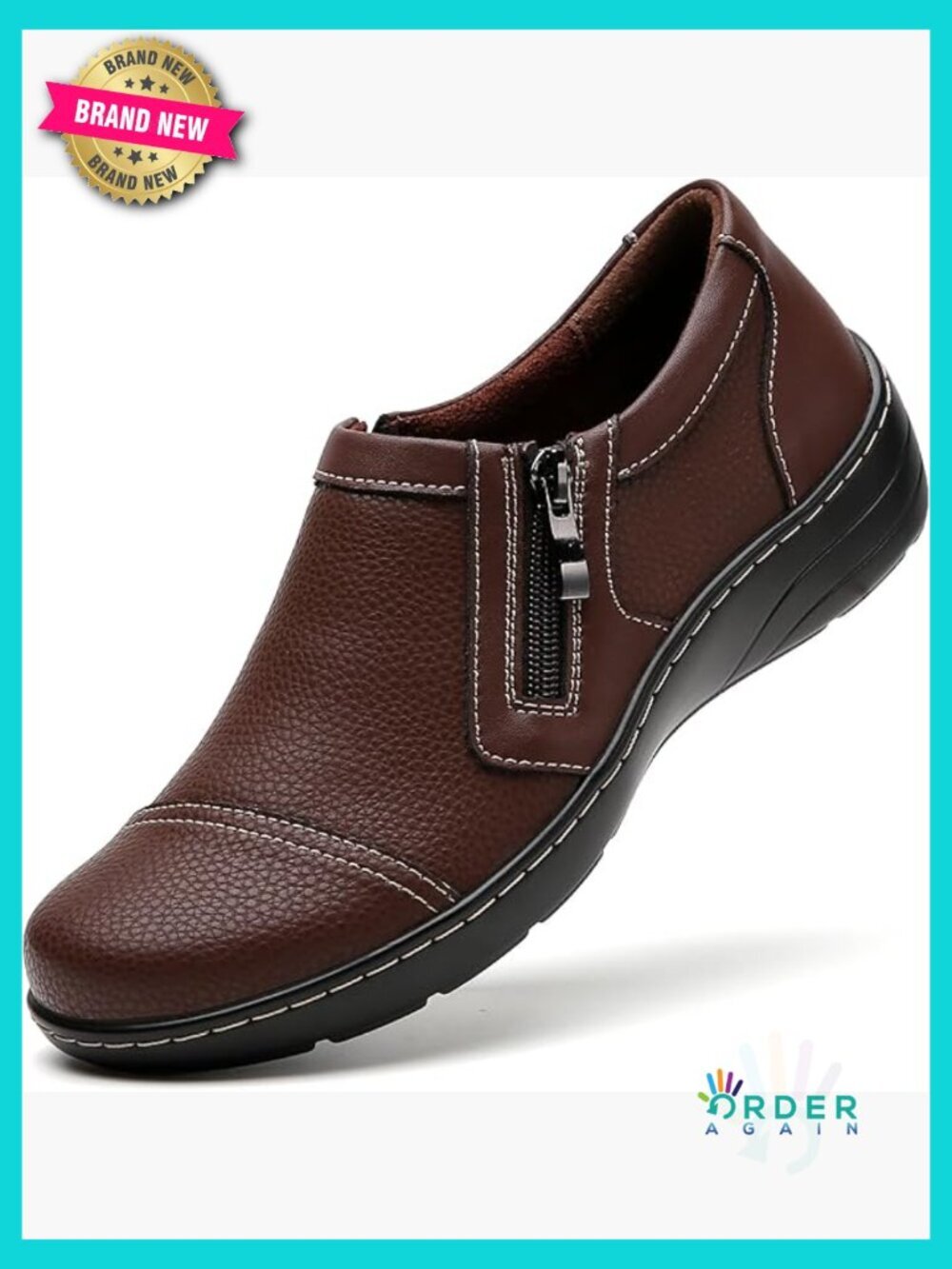 Comfort Loafers Slip-Ons Orthopedic Lightweight Business Casual Dressy Walking